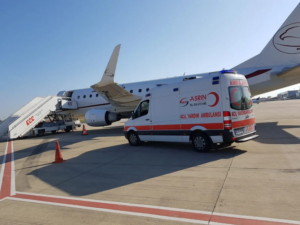 Şehirler arası ambulans havalimanı transferinde
